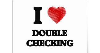 Are You a Double Checker?